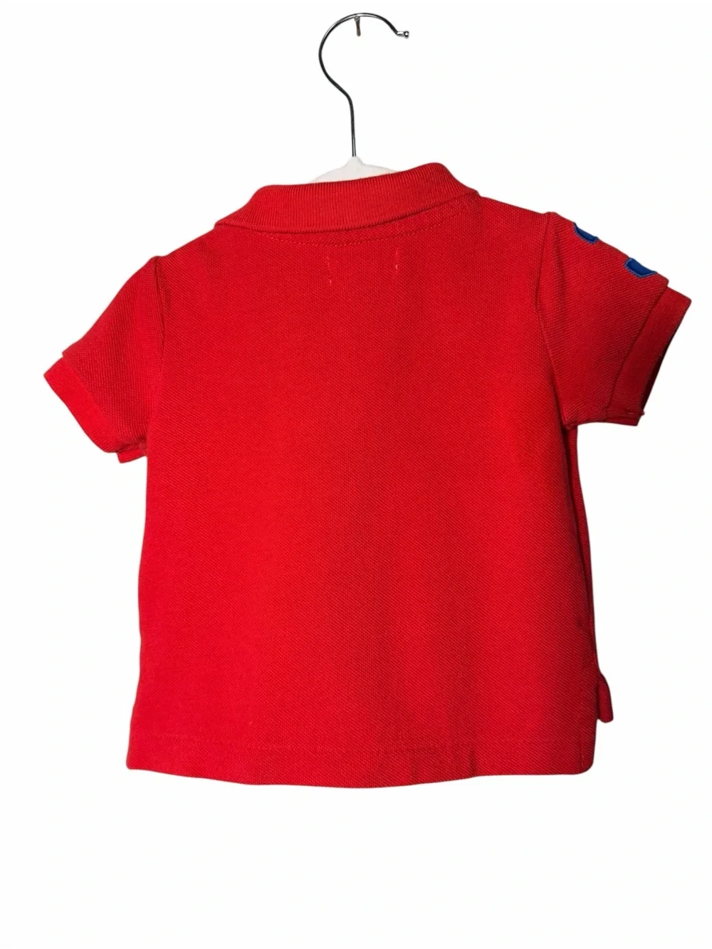 Vintage Ralph Lauren Boys Red Polo with Big Pony Embroidery